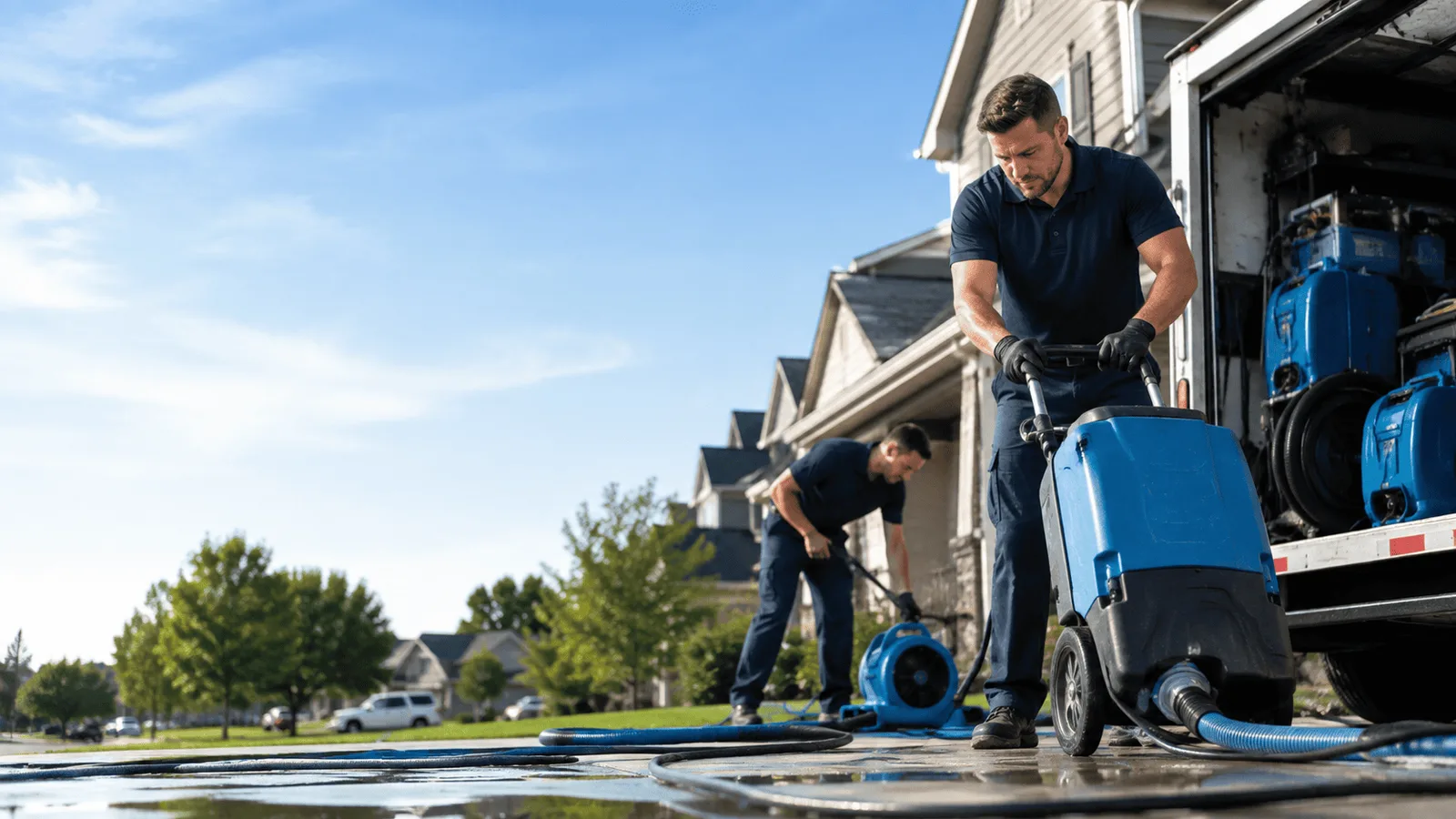 Dehumidification being performed in Green Sulphur Springs, WV